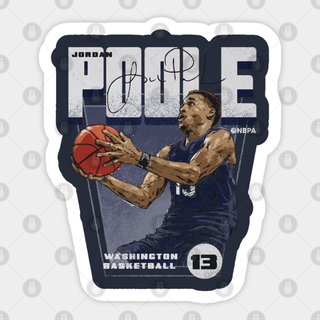 Jordan Poole Washington Premiere Sticker by ClarityMacaws